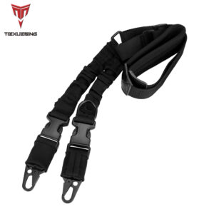 tiexuebing tactical gun sling two points rifle sling adjustable length multi mission strap for ar ak rifle universal qd sling outdoor