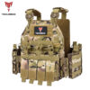 tiexuebing quick disassembly training vest detachable and expandable comfortable breathable airsoft plate carrier tactical vest