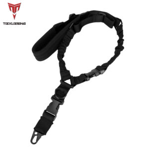 tiexuebing outdoor hunting single point tactical gun lanyard, nylon diagonal water gun tactical safety lanyard