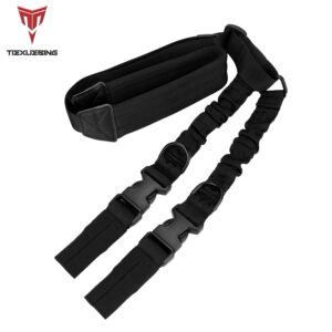 tiexuebing tactical gun sling two points rifle sling adjustable length multi mission strap for ar ak rifle universal qd sling outdoor
