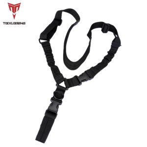 tiexuebing outdoor hunting single point tactical gun lanyard, nylon diagonal water gun tactical safety lanyard