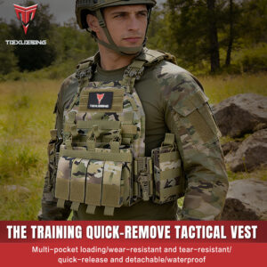 tiexuebing quick disassembly training vest detachable and expandable comfortable breathable airsoft plate carrier tactical vest