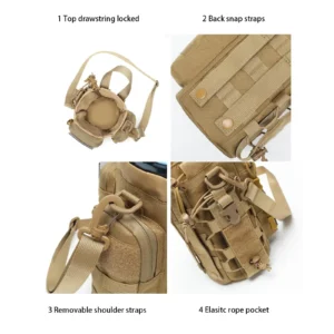 tiexuebing camo water bottle carrier holder for outdoor travel hiking camping sport molle pouch tactical water bottle bag