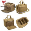 tiexuebing tactical gun range bag deluxe pistol shooting range duffle bags