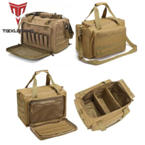 tiexuebing tactical gun range bag deluxe pistol shooting range duffle bags