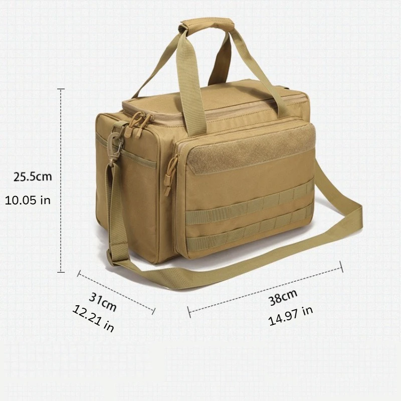 tiexuebing tactical gun range bag deluxe pistol shooting range duffle bags