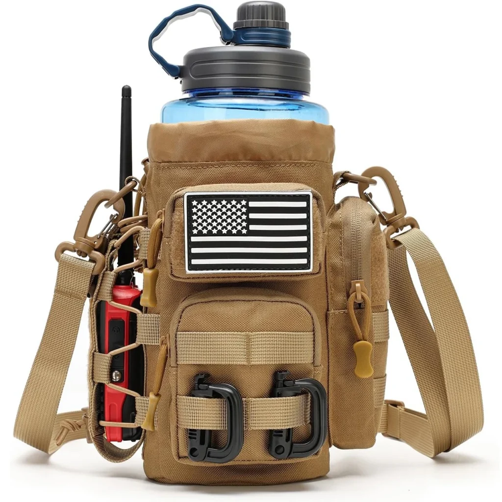 tiexuebing camo water bottle carrier holder for outdoor travel hiking camping sport molle pouch tactical water bottle bag