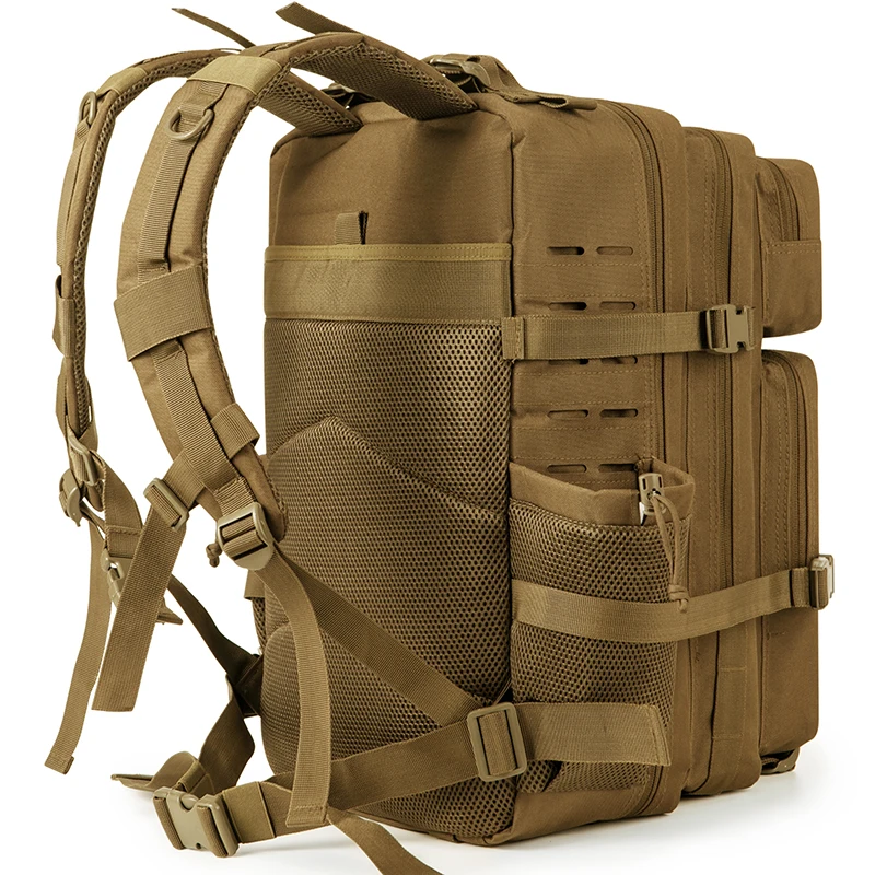 tiexuebing 45l unisex tactical backpacks outdoor mountaineering backpacks survival hiking backpacks camping gear with bottle holder