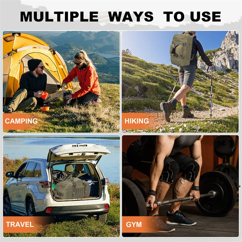 tiexuebing large duffle bag tactical backpack outdoor camping bags molle men backpacks travel bag for hiking