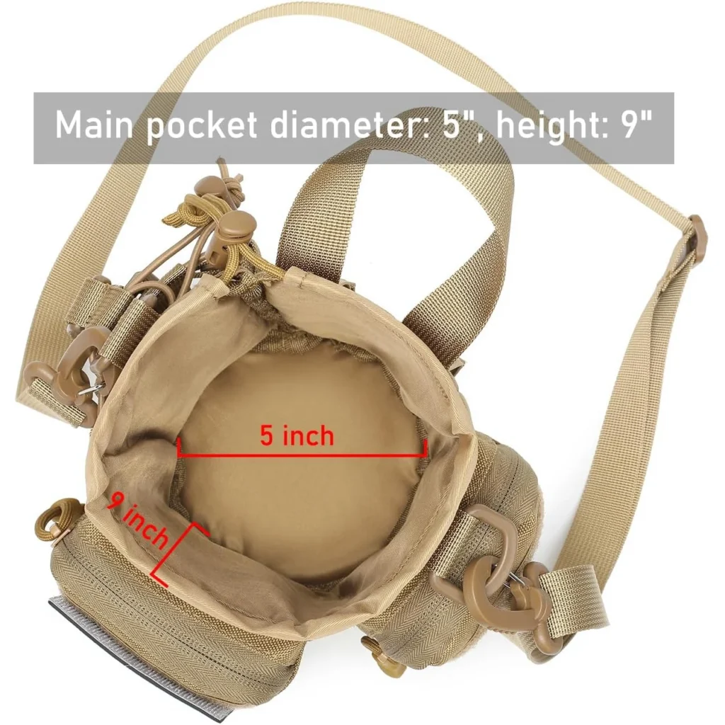 tiexuebing camo water bottle carrier holder for outdoor travel hiking camping sport molle pouch tactical water bottle bag