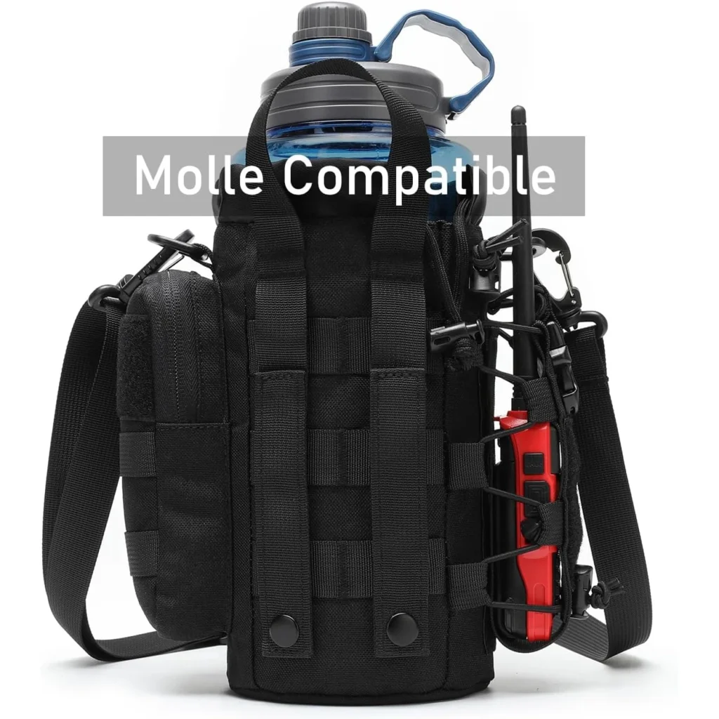 tiexuebing camo water bottle carrier holder for outdoor travel hiking camping sport molle pouch tactical water bottle bag