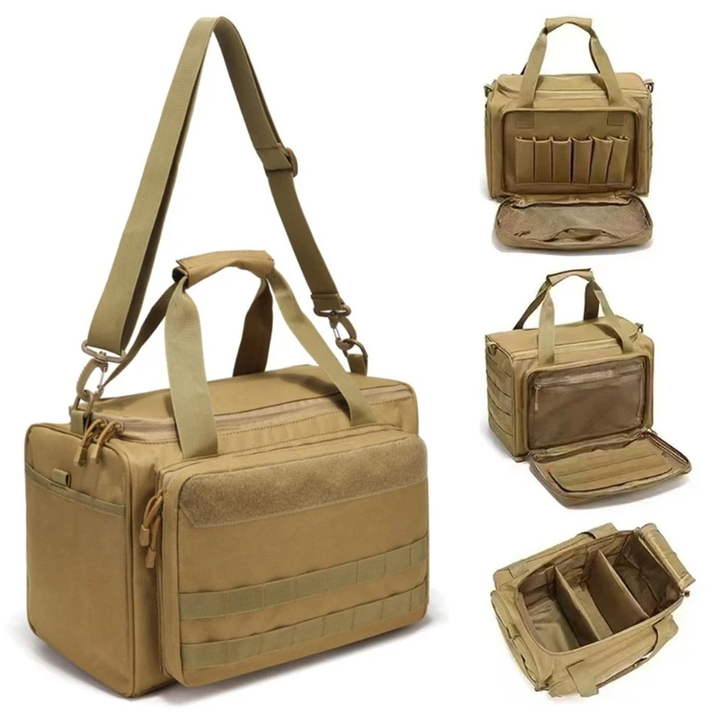 tiexuebing tactical gun range bag deluxe pistol shooting range duffle bags