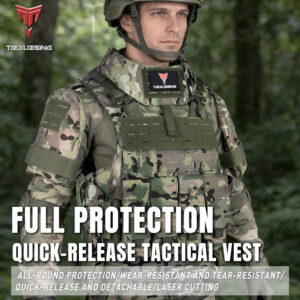 tiexuebing waterproof 1000d tactical vest molle modular design abrasion resistant outdoor multi purpose vest