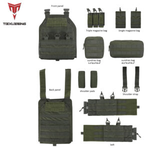 tiexeubing new combat vest 6094 quick detachable light molle tactical vest to carry airsoft plate carrier tactical vest