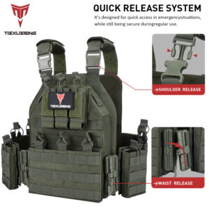 tiexeubing new combat vest 6094 quick detachable light molle tactical vest to carry airsoft plate carrier tactical vest