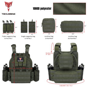 tiexeubing new combat vest 6094 quick detachable light molle tactical vest to carry airsoft plate carrier tactical vest
