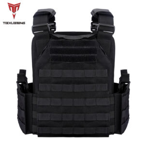 tiexuebing outdoor cs wear resistant and water resistant modular 6094 quick release molle plate carrier hunting tactical vests