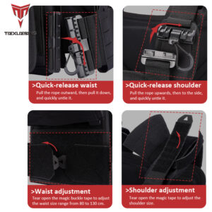 tiexuebing outdoor tactical vest plate equipment hunting gear padding plates carrier plate removable for tactical vest training