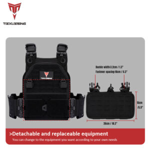 tiexuebing outdoor tactical vest plate equipment hunting gear padding plates carrier plate removable for tactical vest training