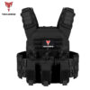 tiexuebing 500d encrypted waterproof nylon modular molle quick release tactical vest bulletproof vest built in tactical vest