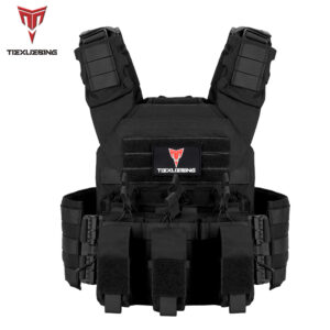 tiexuebing 500d encrypted waterproof nylon modular molle quick release tactical vest bulletproof vest built in tactical vest