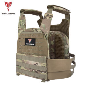 tiexuebing outdoor multi functional fitness back cover weight bearing back cover 500d nylon utx buckles molle system arisoft tactical vest