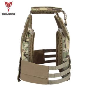 tiexuebing outdoor multi functional fitness back cover weight bearing back cover 500d nylon utx buckles molle system arisoft tactical vest