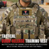 TIEXUEBING 1000D Waterproof and Wear-resistant Quick-Disassembly Modular Molle Arisoft Tactical Vest Hunting Vest Outdoor Vest 04 100x100