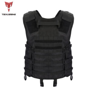 tiexuebing military tactical molle vest airsoft lightweight gear load carrier vest camouflage cs wargame hunting adjustable waistcoat