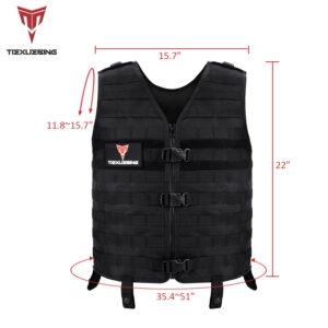 tiexuebing military tactical molle vest airsoft lightweight gear load carrier vest camouflage cs wargame hunting adjustable waistcoat