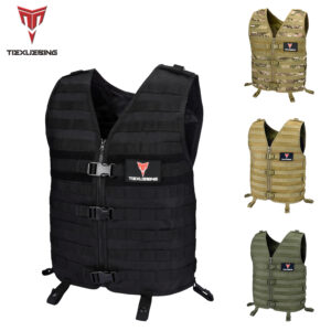tiexuebing military tactical molle vest airsoft lightweight gear load carrier vest camouflage cs wargame hunting adjustable waistcoat
