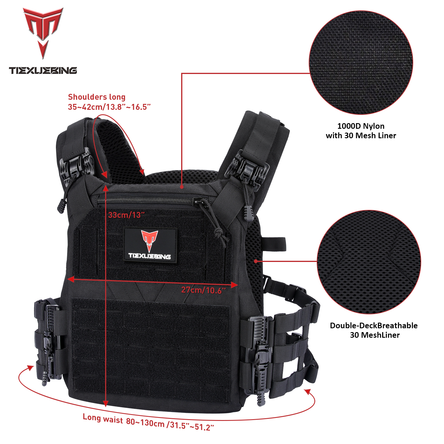 tiexuebing hunting plate carrier vest | lightweight armor vest | for outdoor shooting equipment accessories tactical vest tiexuebing hunting plate carrier vest | lightweight armor vest | for outdoor shooting equipment accessories tactical vest