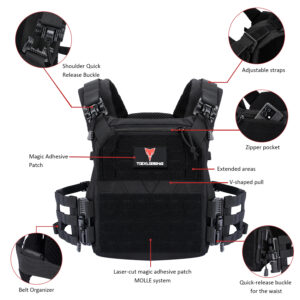 tiexuebing hunting plate carrier vest | lightweight armor vest | for outdoor shooting equipment accessories tactical vest