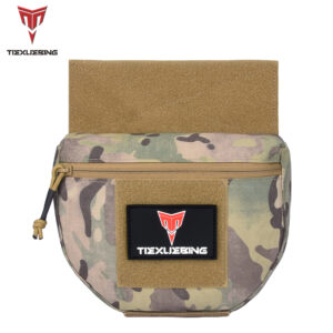 tactical molle chest rig drop dump pouch bag for crm crx vest armor carrier storage hunting accessories chest pouch lower belly