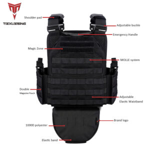 quick release training vest training vest molle multifunctional outdoor vest equipment plate carrier airsoft tactical vest