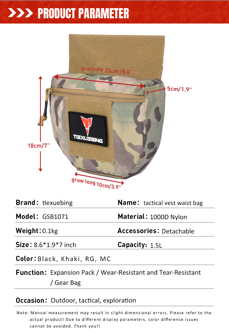 Tactical Molle Chest Rig Drop Dump Pouch Bag For CRM CRX Vest Armor Carrier Storage Hunting Accessories Chest Pouch Lower Belly tactical molle chest rig drop dump pouch bag for crm crx vest armor carrier storage hunting accessories chest pouch lower belly