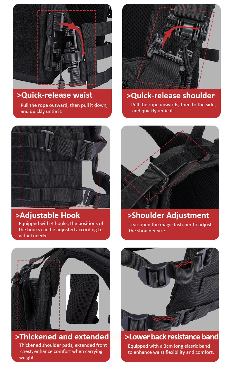 tiexuebing hunting plate carrier vest | lightweight armor vest | for outdoor shooting equipment accessories tactical vest