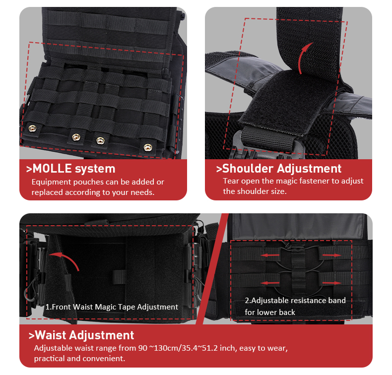 quick release training vest training vest molle multifunctional outdoor vest equipment plate carrier airsoft tactical vest