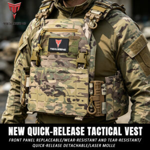 tiexuebing tactical training vest with molle system adjustable strap quick release buckle for hunting plate carrier arisoft vest
