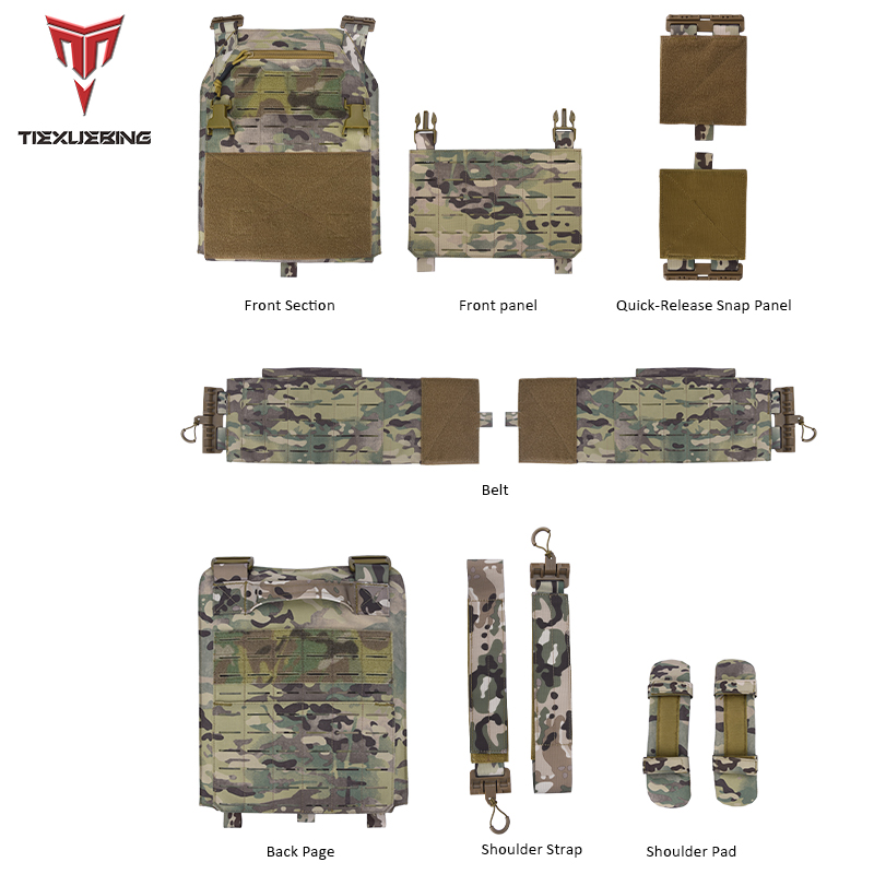 tiexuebing tactical training vest with molle system adjustable strap quick release buckle for hunting plate carrier arisoft vest tiexuebing tactical training vest with molle system adjustable strap quick release buckle for hunting plate carrier arisoft vest