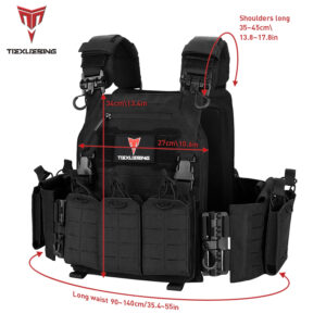 tiexuebing new combat vest 6094 quick detachable light laser cut tactical vest black gear to carry airsoft carrier combat equipment