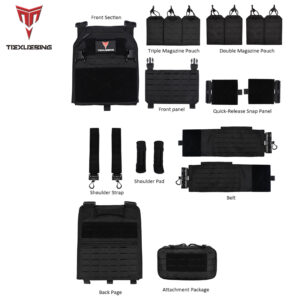 tiexuebing new combat vest 6094 quick detachable light laser cut tactical vest black gear to carry airsoft carrier combat equipment