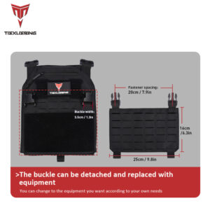 tiexuebing new combat vest 6094 quick detachable light laser cut tactical vest black gear to carry airsoft carrier combat equipment
