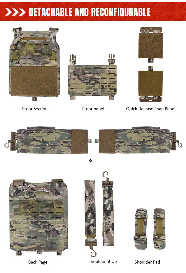 TIEXUEBING Tactical Training Vest With Molle System Adjustable Strap Quick Release Buckle for Hunting Plate Carrier Arisoft Vest tiexuebing tactical training vest with molle system adjustable strap quick release buckle for hunting plate carrier arisoft vest