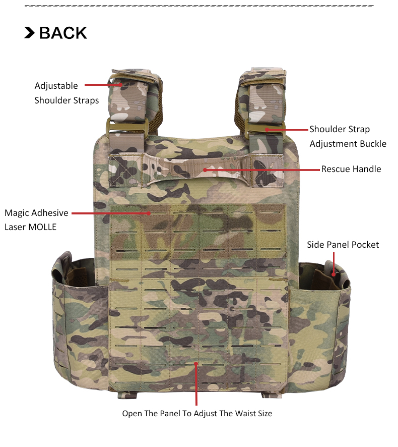 tiexuebing tactical training vest with molle system adjustable strap quick release buckle for hunting plate carrier arisoft vest
