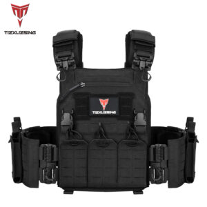 Home tiexuebing new combat vest 6094 quick detachable light laser cut tactical vest black gear to carry airsoft carrier combat equipment